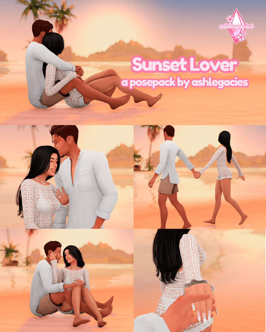 Позы Sunset Lover